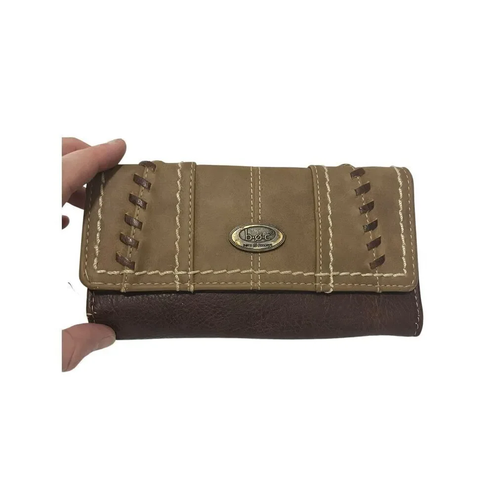 Born Concept Brown Wallet Good Condition